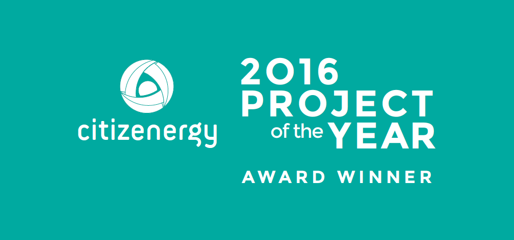 Citizenergy 2016 Project of the Year Award