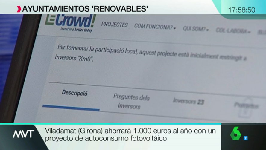 ayuntamientos renovables - reportaje de la Sexta